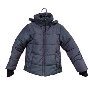 All in motion- Purple puffer jacket/ White colored fleece inside